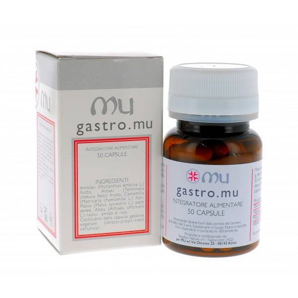 Gastro Mu Integratore per il benessere Gastrointestinale 50 capsule