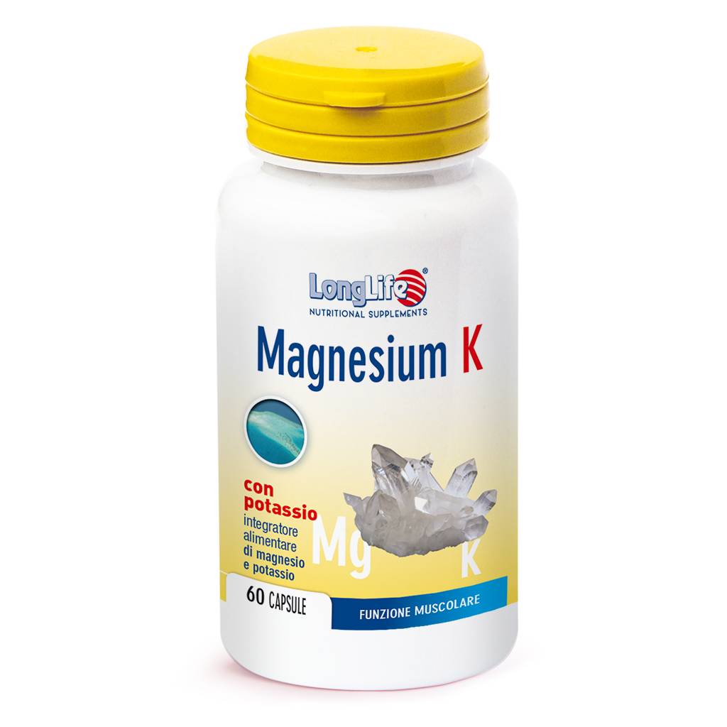 Longlife Magnesium K Magnesio e Potassio Citrati 60 capsule