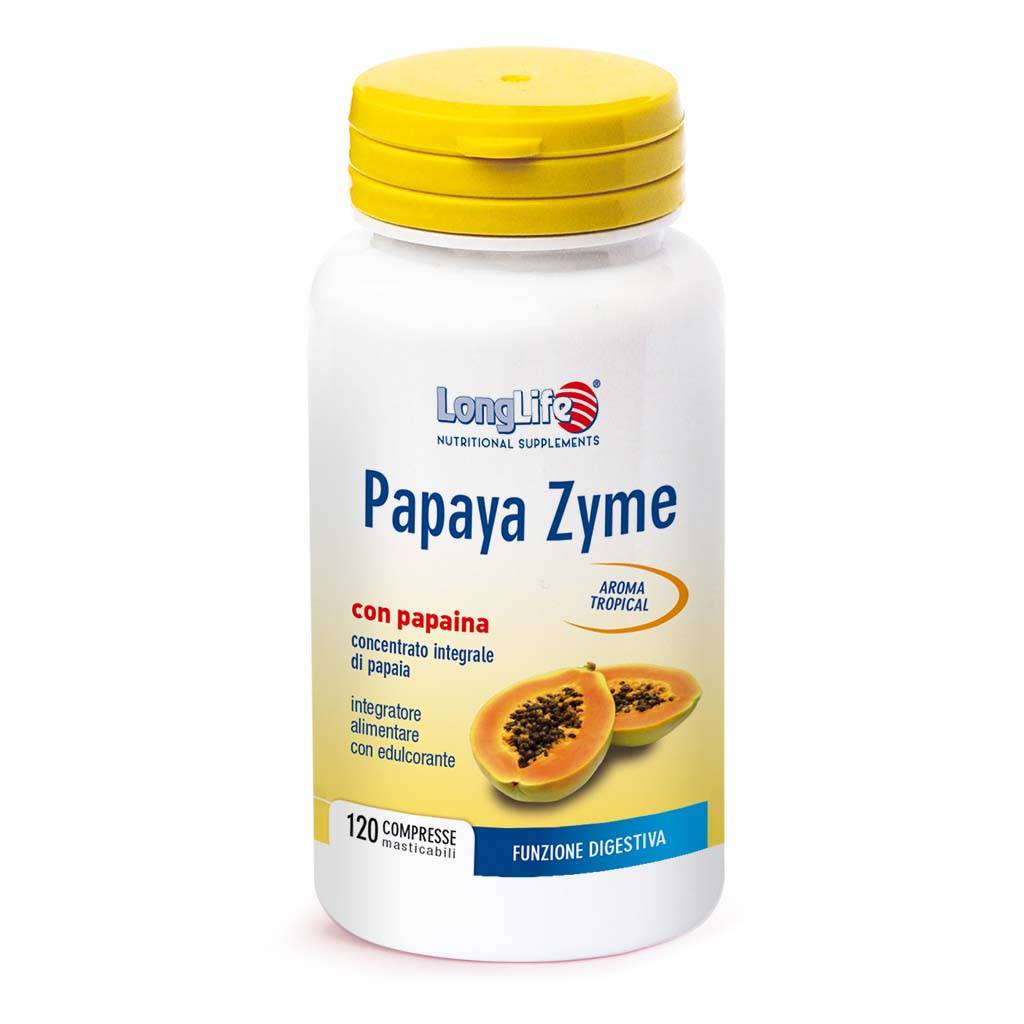 Longlife Papaya Zyme 120 tavolette