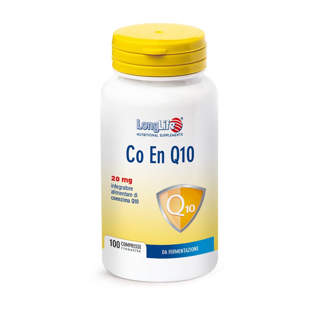 Longlife Co En Q10 20 MG Integratore Antiossidante 100 compresse