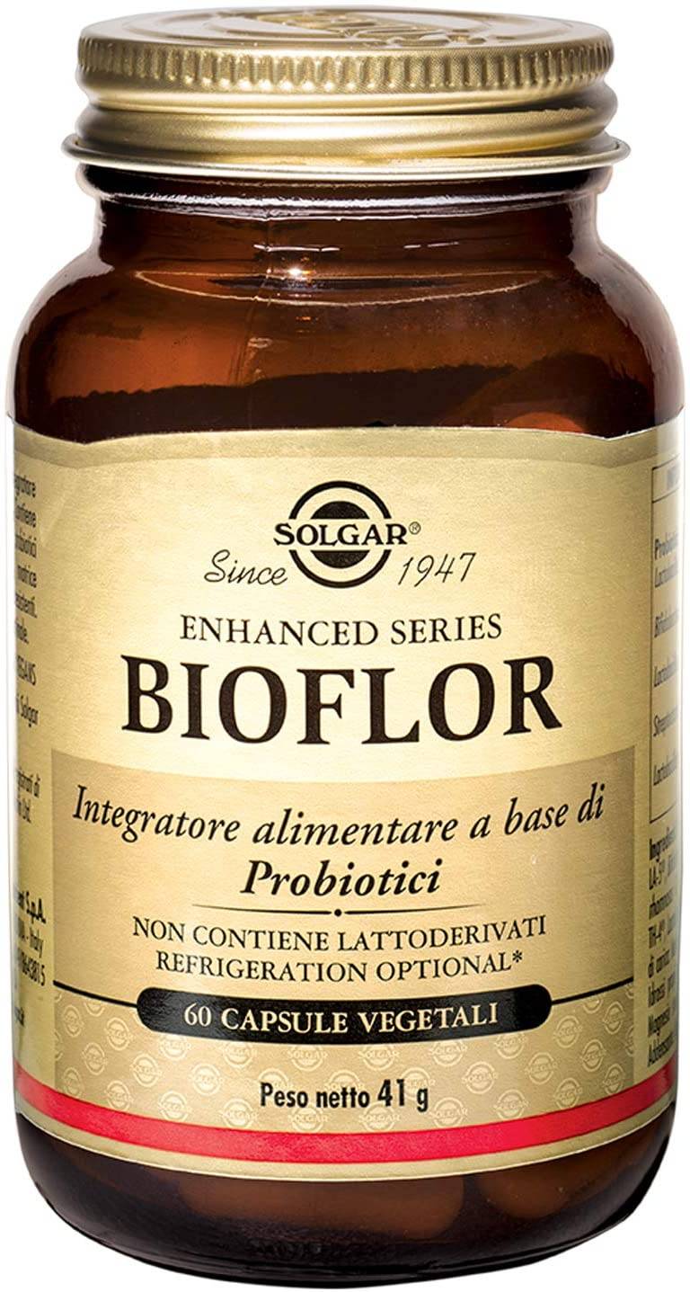 Solgar Bioflor Integratore per Flora Intestinale 60 capsule