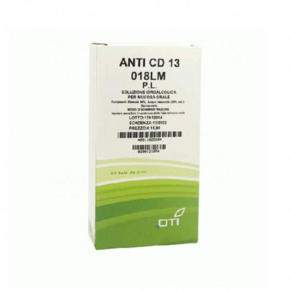 ANTI CD 13*06 LM Potenziata Liquida 20 fiale 2 ml soluzioneidroalcolica per mucosa orale