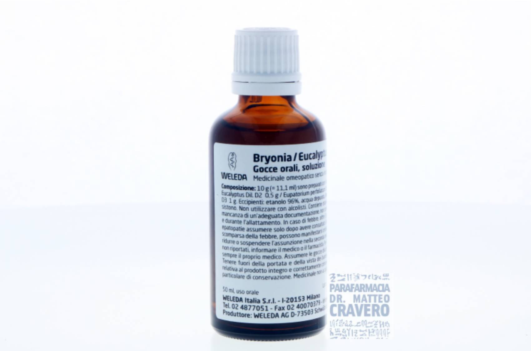 WELEDA BRYONIA EUCALYPTUS COMPOSTA 50 ML DILUIZIONE IN GOCCE