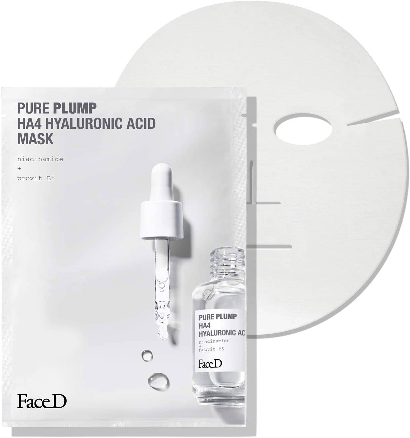 Face D Pure Plump Hyaluronic Acid Mask Monodose 5 Pezzi
