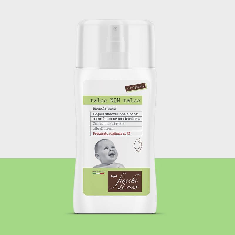 Fiocchi Di Riso Talco Non Talco Spray Bipacco 2 x 100 ml