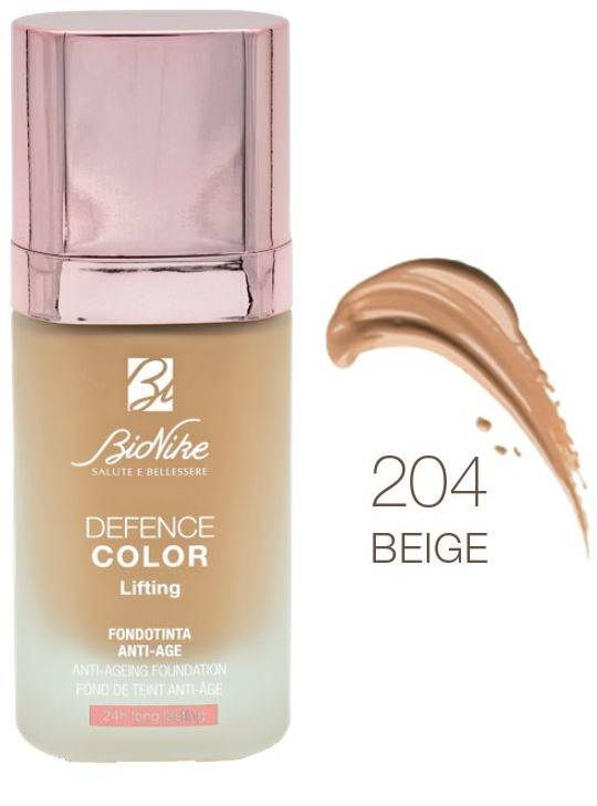 BioNike Defence Color Fondotinta Lifting 204 Beige 30 ml