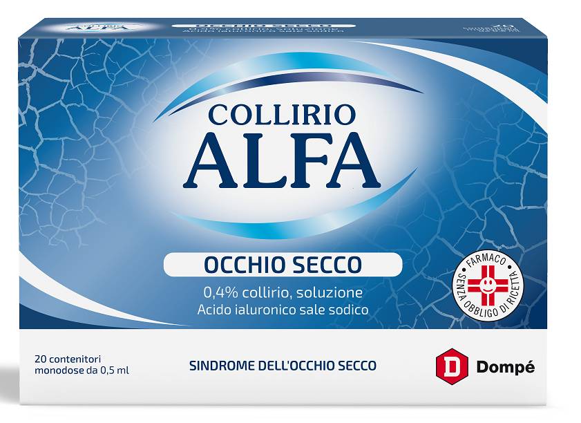 Dompé - Collirio Alfa Occhio Secco 20 flaconi 0,5 ml