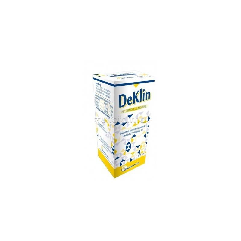 DeKlin Integratore di Vitamina D3 e Vitamina K2 15 ml