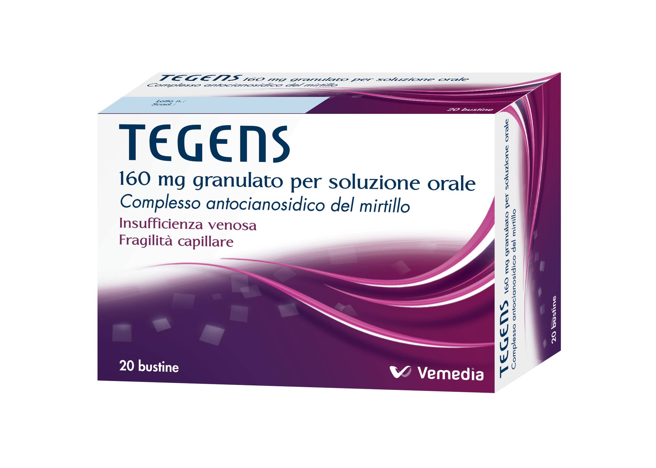 Tegens Bustine 160 mg