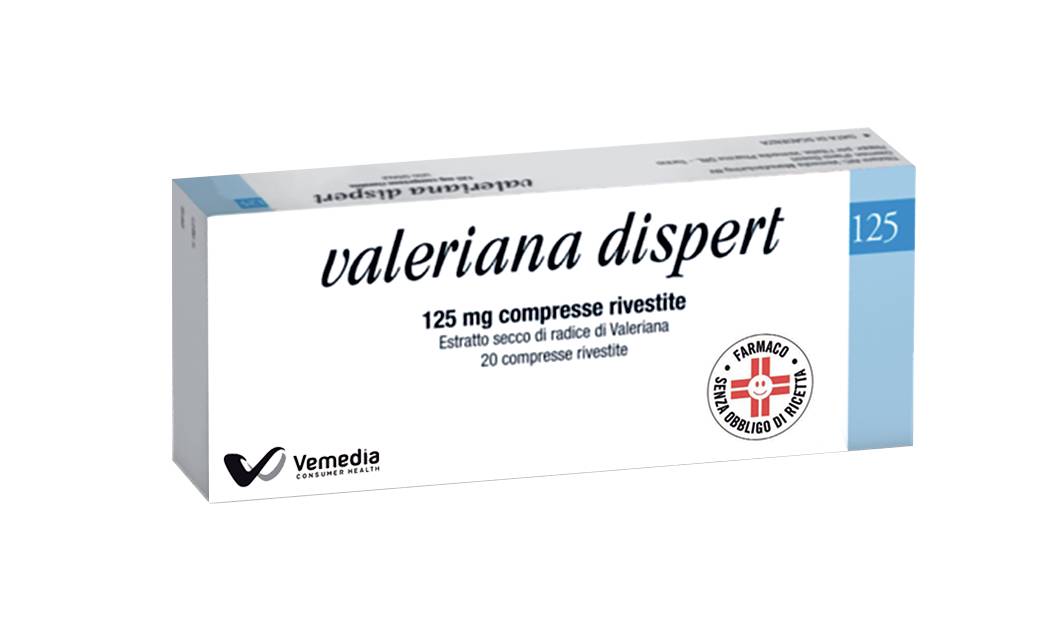 Valeriana Dispert 125 mg 20 Compresse