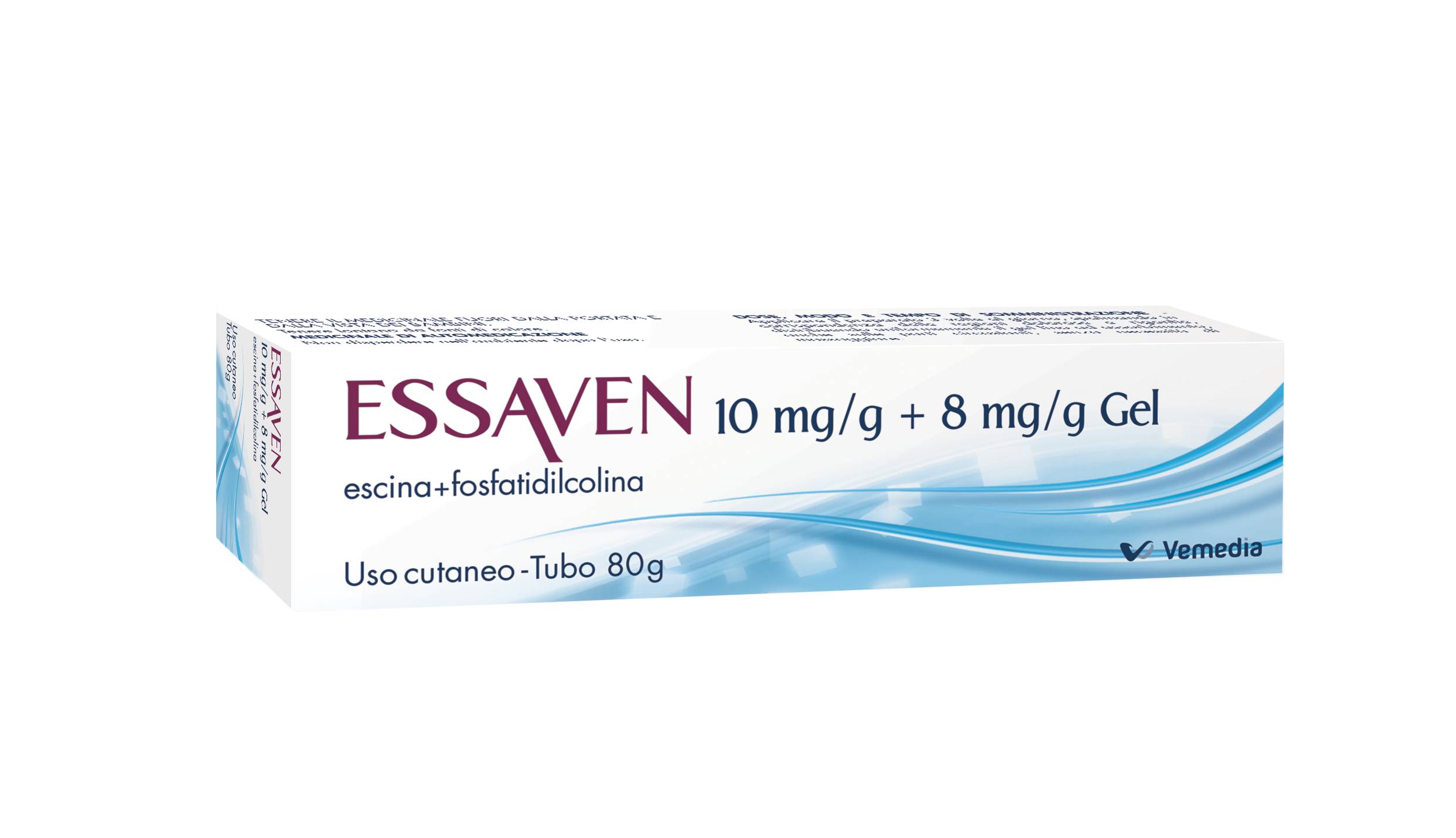 Essaven Gel Insufficienza Venosa 1% + 0,8% 80 grammi