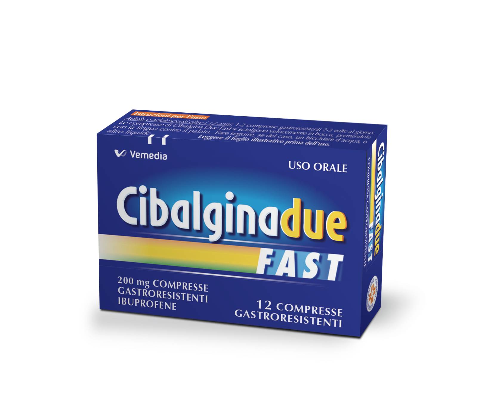 Cibalgina Due Fast 200 mg 12 compresse