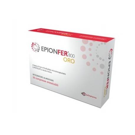 Epionpharma Epionfer 800 Oro Integratore di Ferro 20 compresse orosolubili
