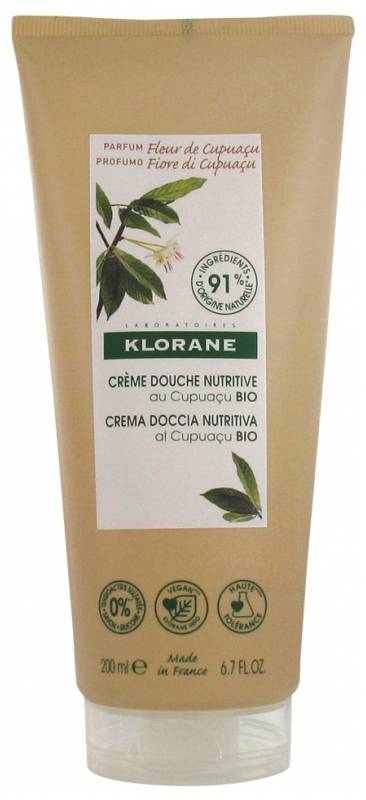 Klorane Crema Doccia Nutritiva al Fiore di Capuacu 200 ml