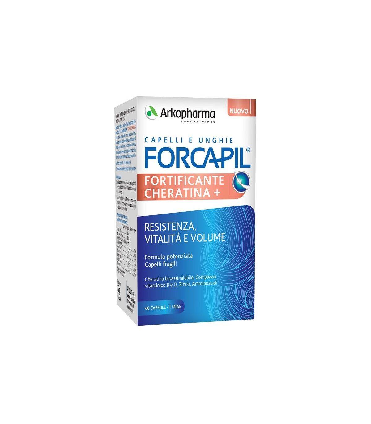 Arkopharma Forcapil Fortificante Capelli e Unghie 60 Capsule