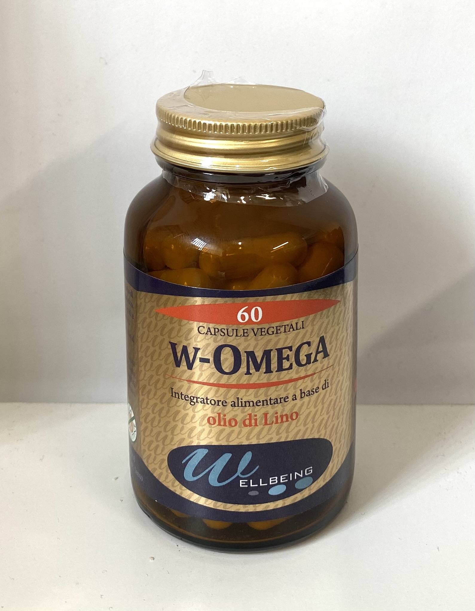 Wellbeing W Omega Integratore Metabolismo dei Lipidi 60 Compresse