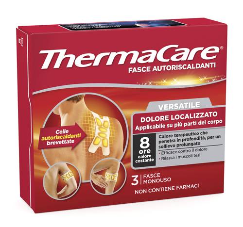 Thermacare Versatile Fasce Autoriscaldanti 3 pezzi