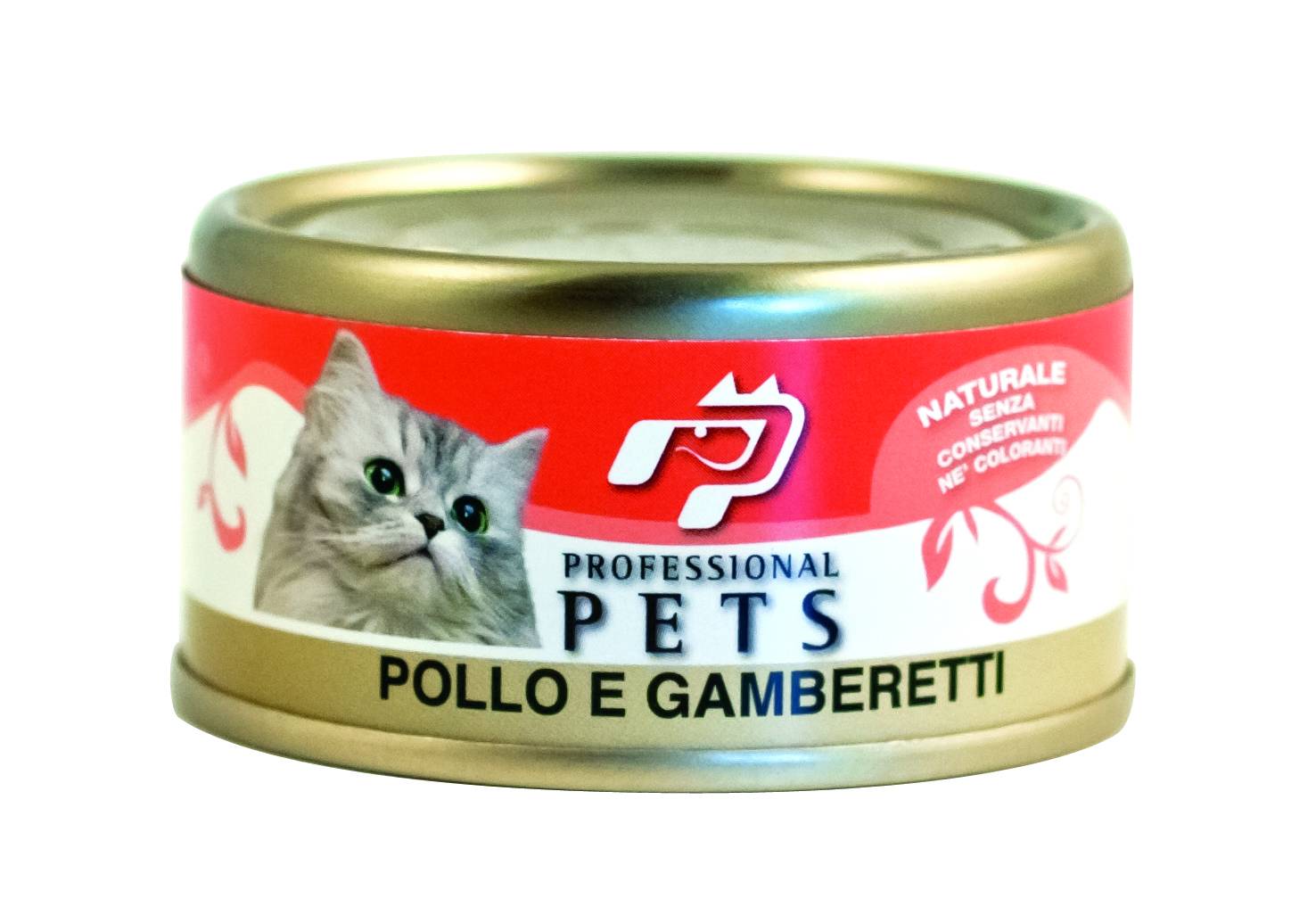 Professional Pets Pollo e Gamberetti Cibo umido per gatti 70 g