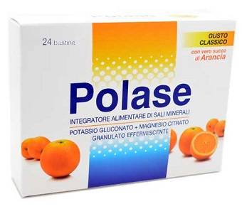 Polase Integratore Sali Minerali Gusto Arancia 24 Bustine