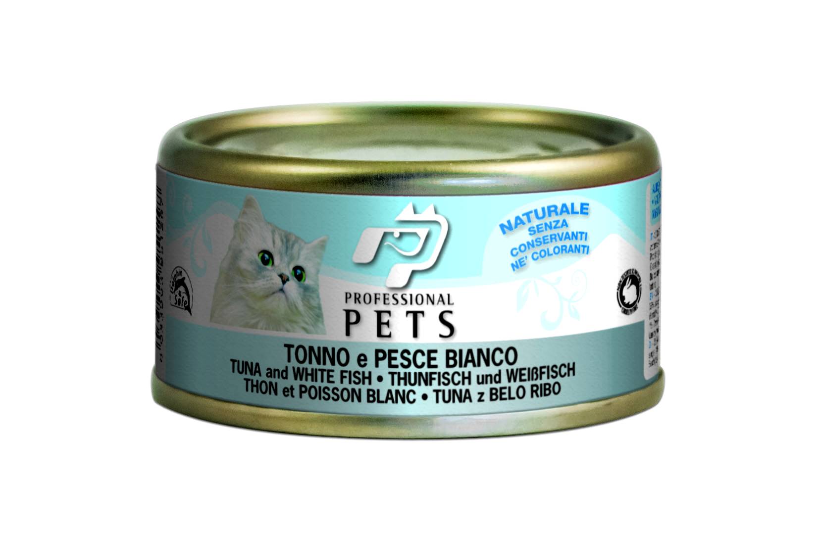 Professional Pets Cibo umido per gatti Tonno e Pesce Bianco 70 g