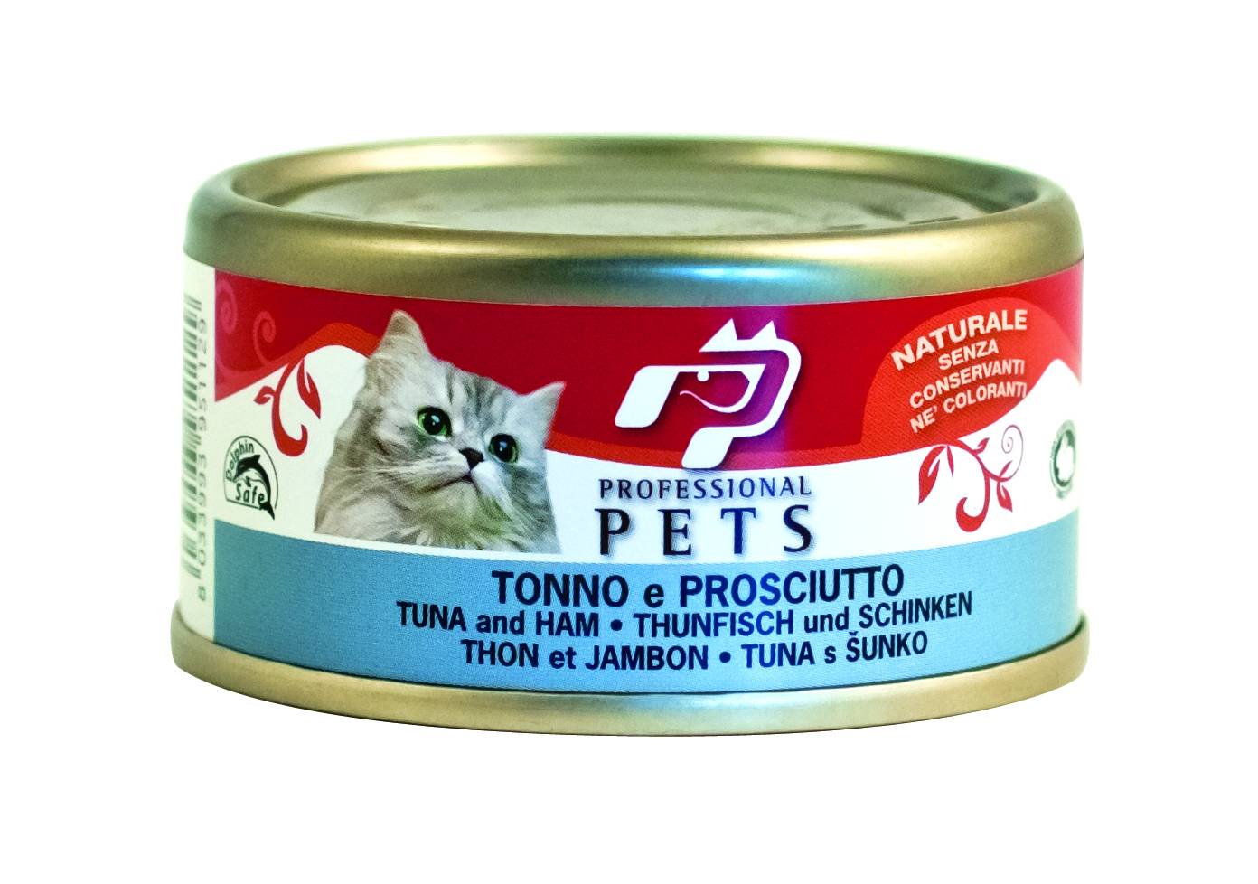 Professional Pets Cibo Umido per gatti Tonno e Prosciutto 70 g