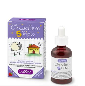 Buona Circadiem 5 Tripto Integratore di Melatonina 30 ml