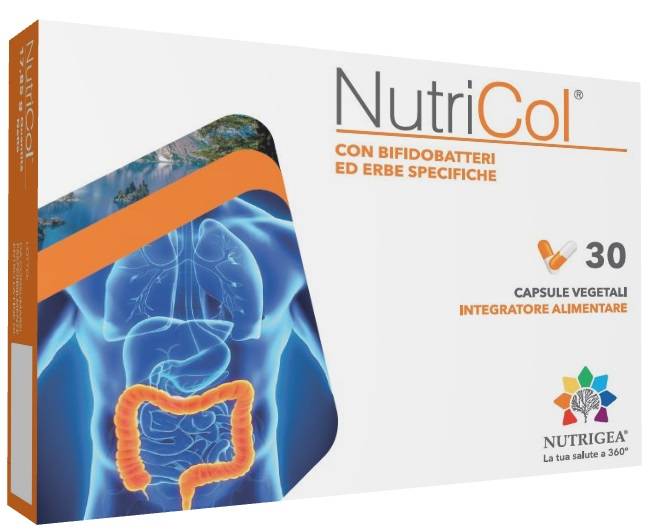 Nutrigea NutriCol Integratore per L'Intestino 30 Capsule Vegetali