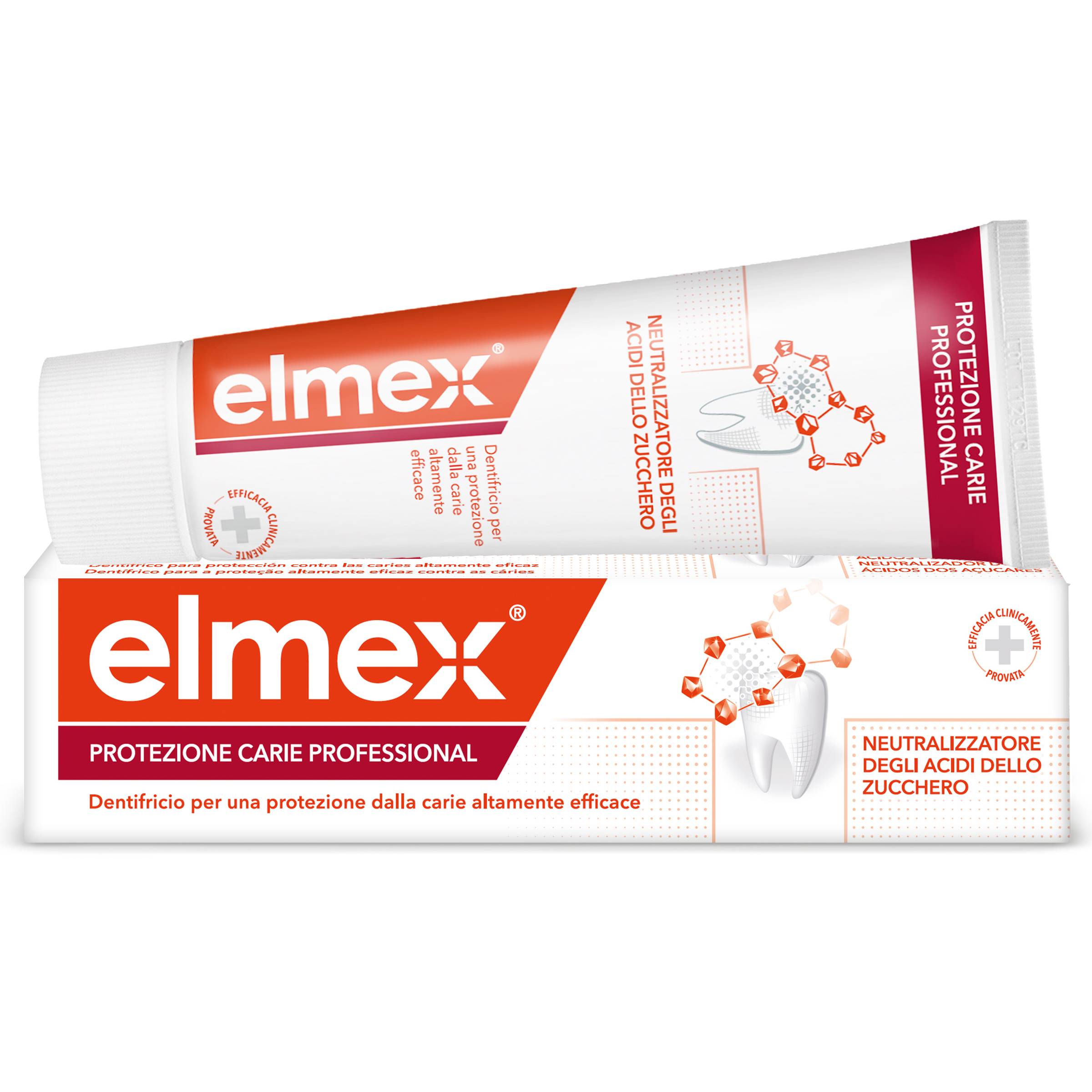 Elmex Professional Dentifricio per la protezione delle carie 75 ml