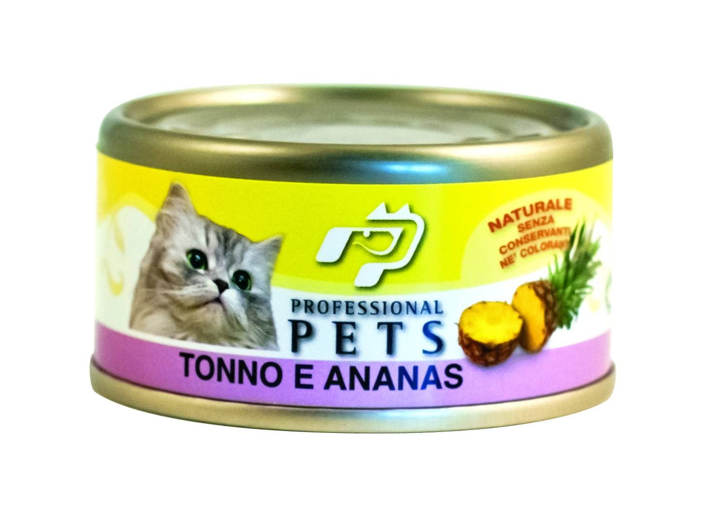 Professional Pets Cibo umido per gatti Tonno e Ananas 70 g