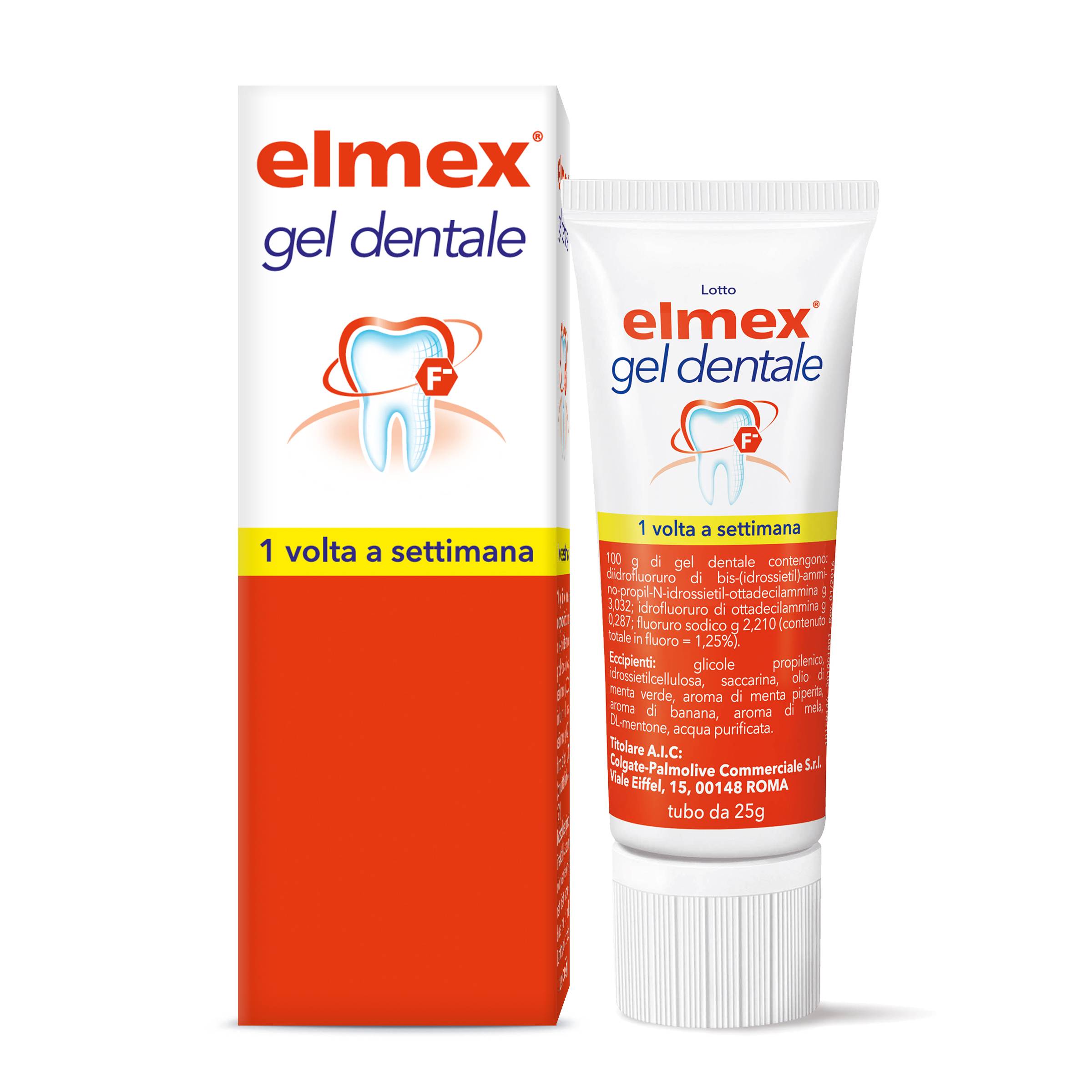 Elmex Gel Dentale Dentifricio 25 g
