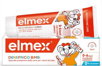 Elmex Dentifricio Bimbi, Bambini, Protezione Carie 0 - 6 anni 50 ml