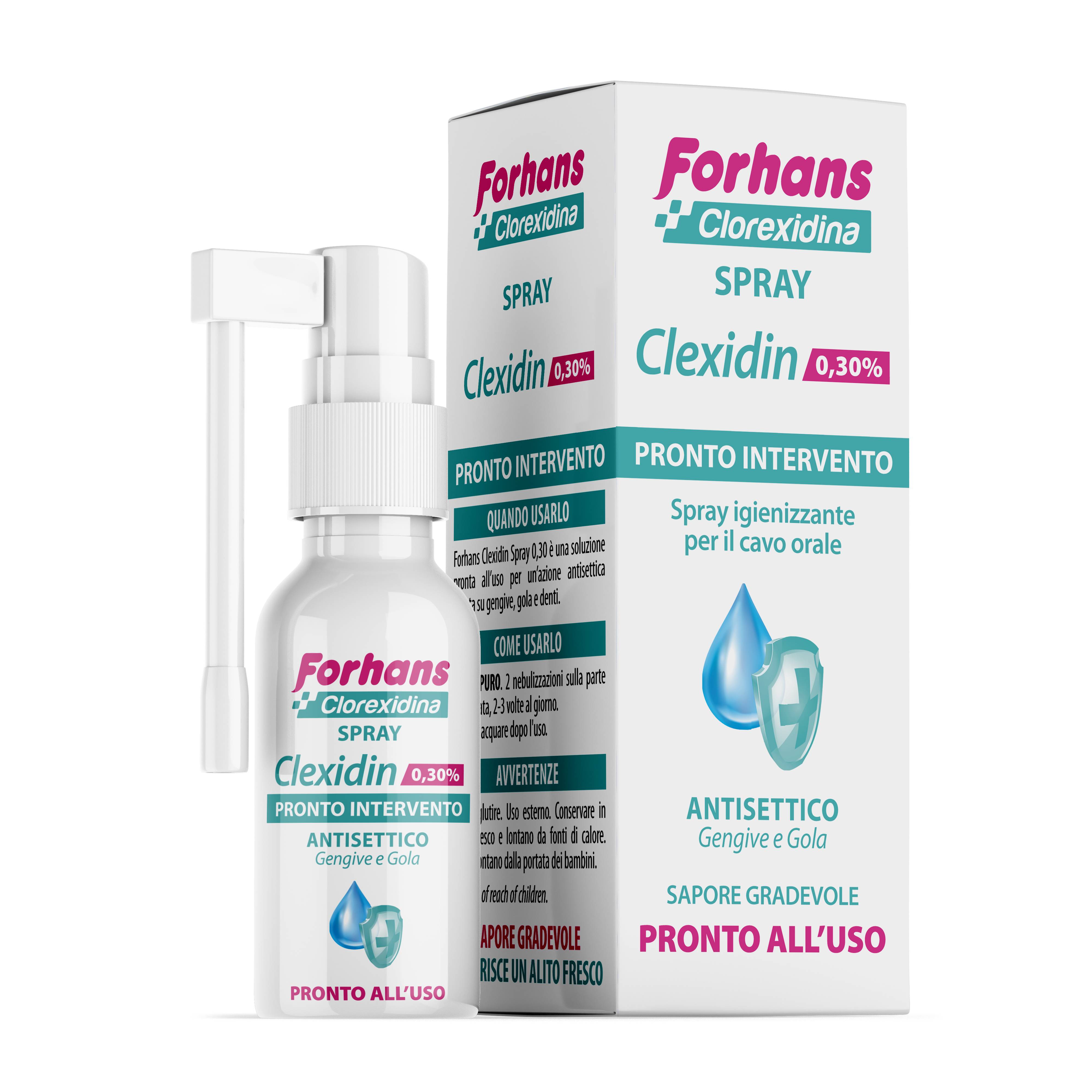 Forhans Clexidin Spray Gengive e Gola