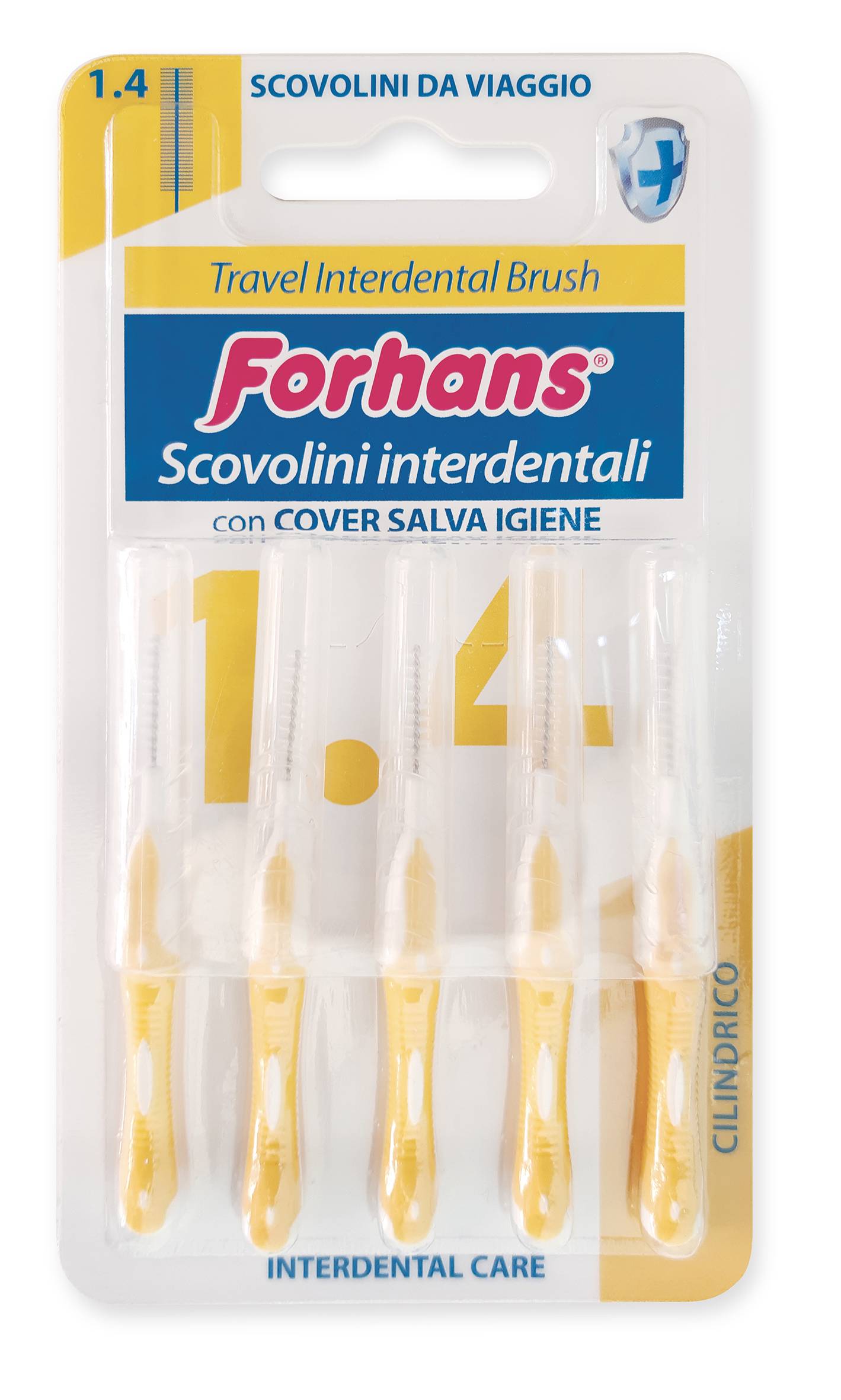 Forhans Travel Interdental Brush 1,4 Scovolini interdentali 5 pezzi