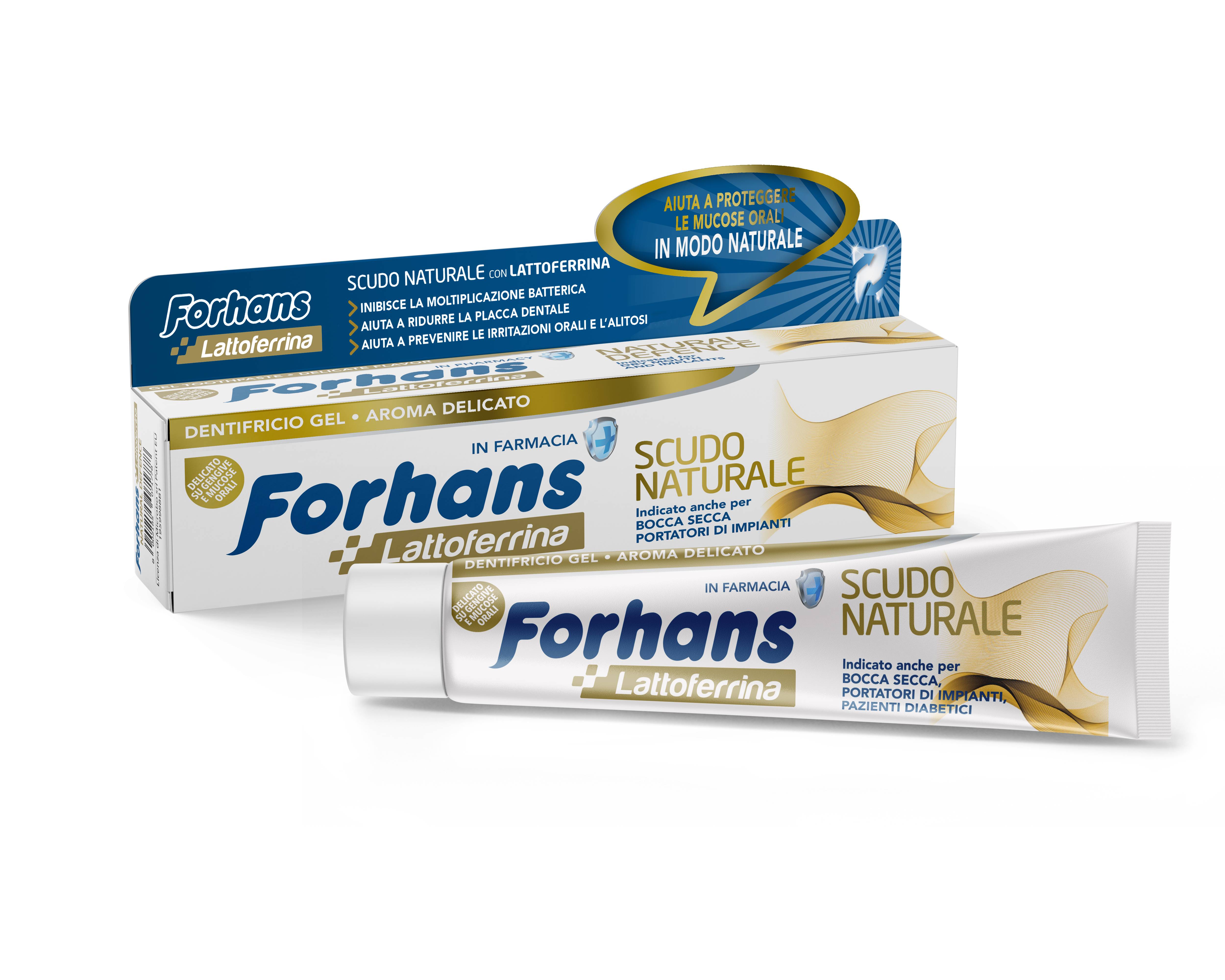 Forhans Scudo Naturale Dentifricio 75 ml