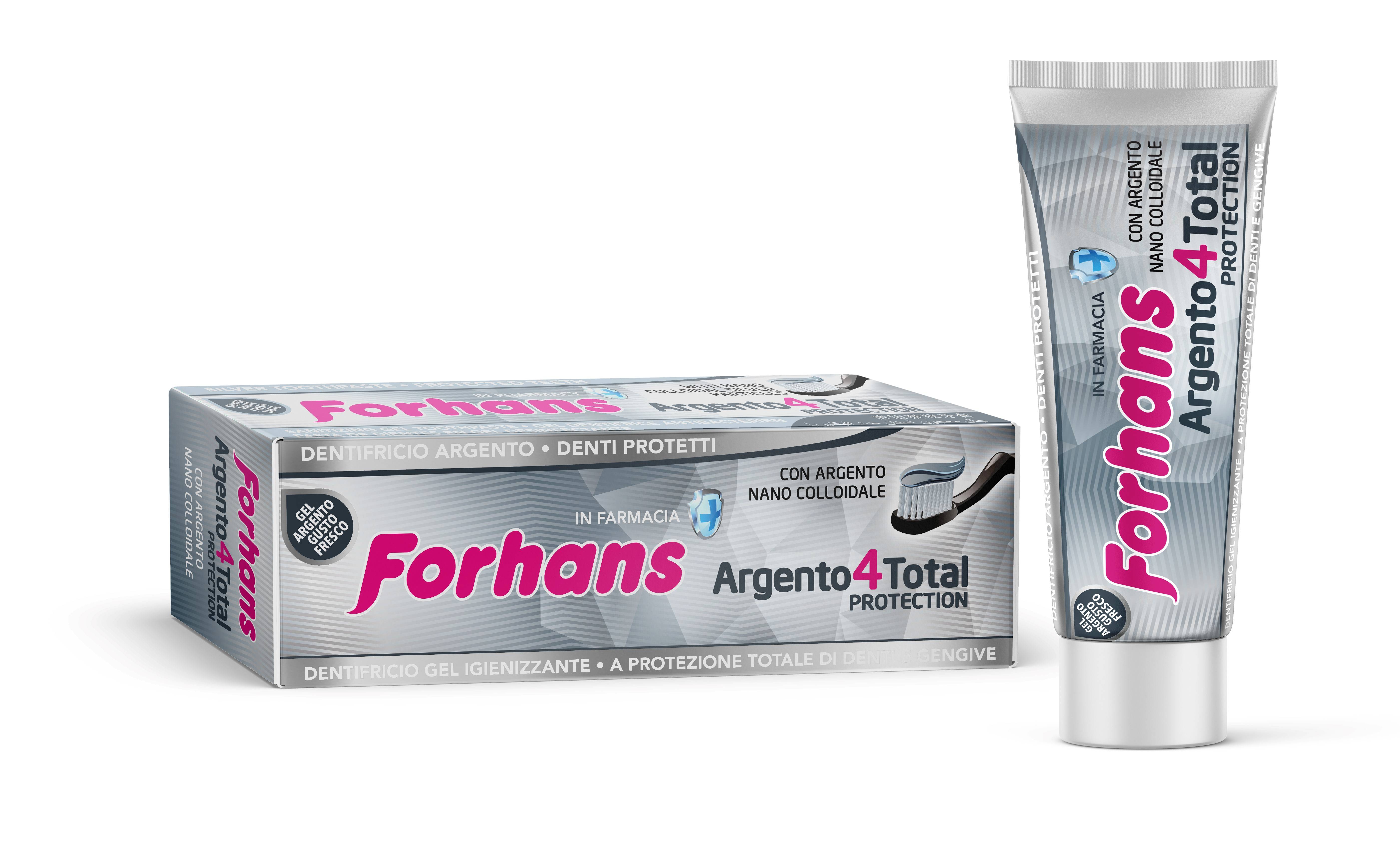Forhans Silver4White Dentifricio 75 ml