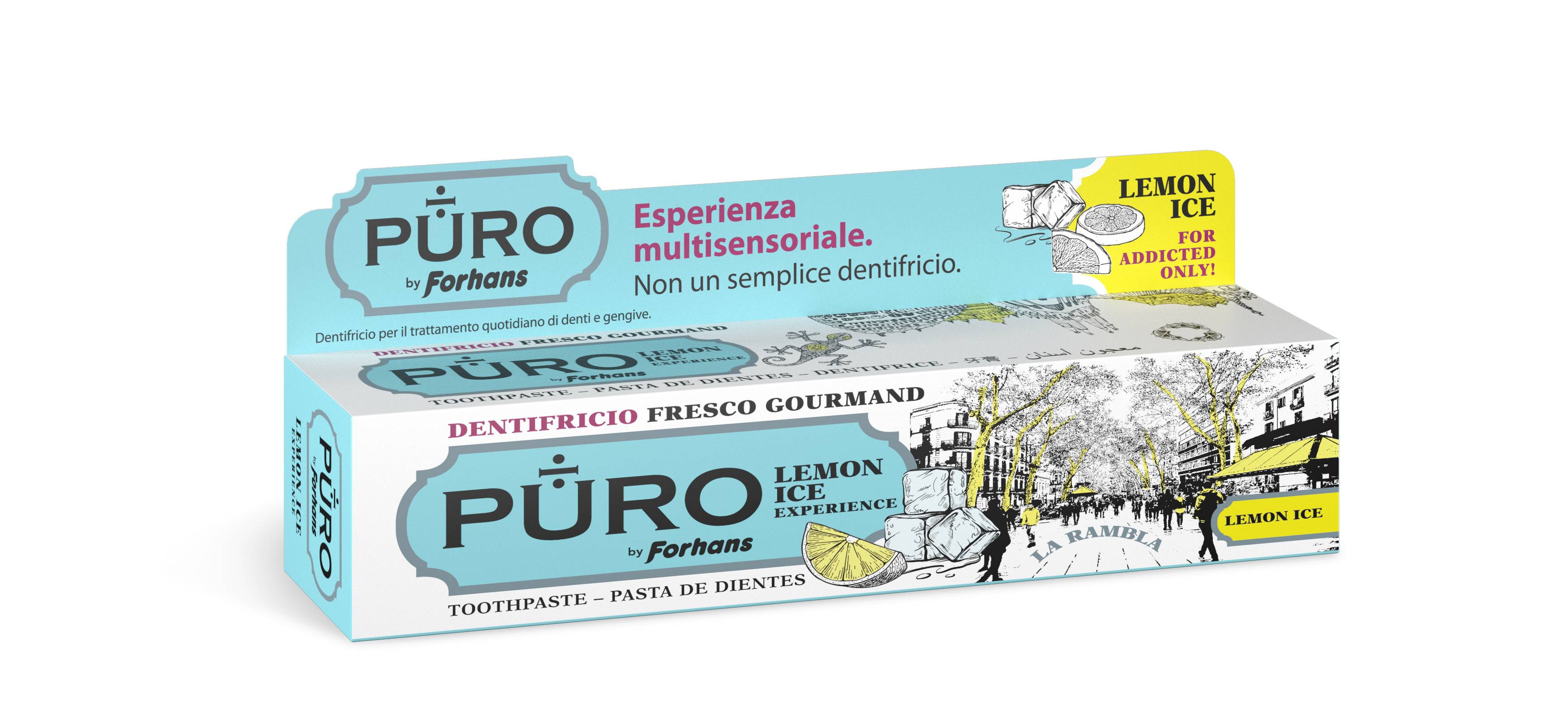 Forhans Puro Dentifricio Lemon Ice 75 ml
