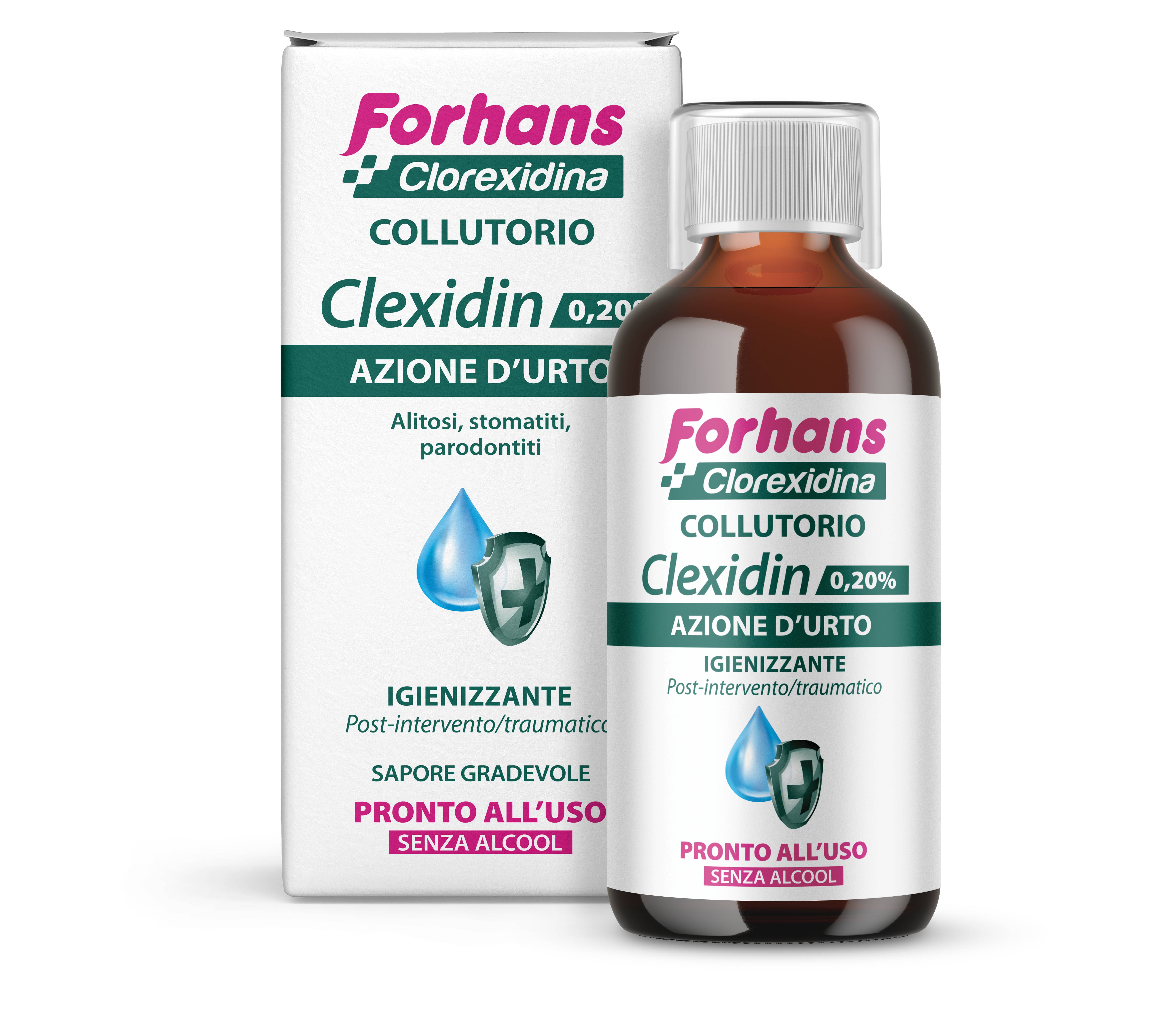 Forhans Clexidina 0.20 Collutorio Senza Alcol 200 ml