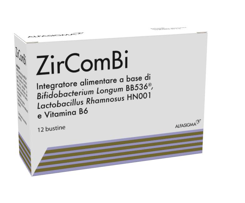 Alfasigma Zircombi Integratore Fermenti Lattici 1,5g 12 Bustine