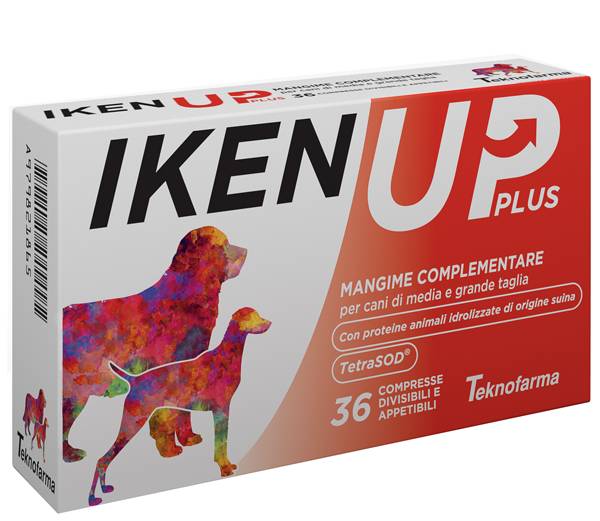 Iken Up Plus Integratore per fabbisogni nutrizionali per cani Taglia Media Grande 36 Compresse