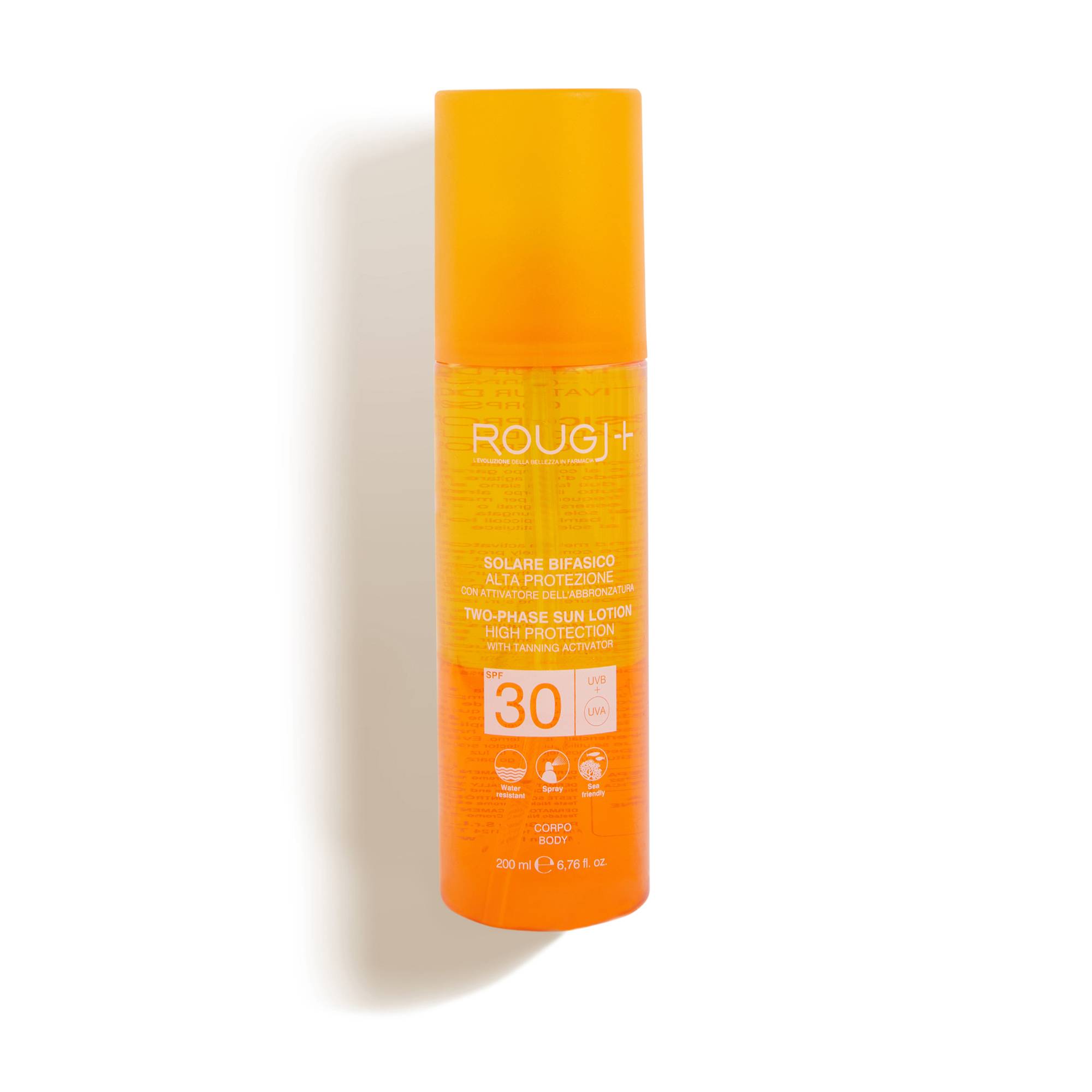 Rougj Solare Bifasico SPF30 con Attivatore di Melanina 200 ml