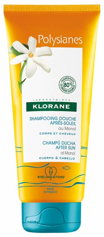 Klorane Shampoo Doccia Doposole al Monoï 200 ml