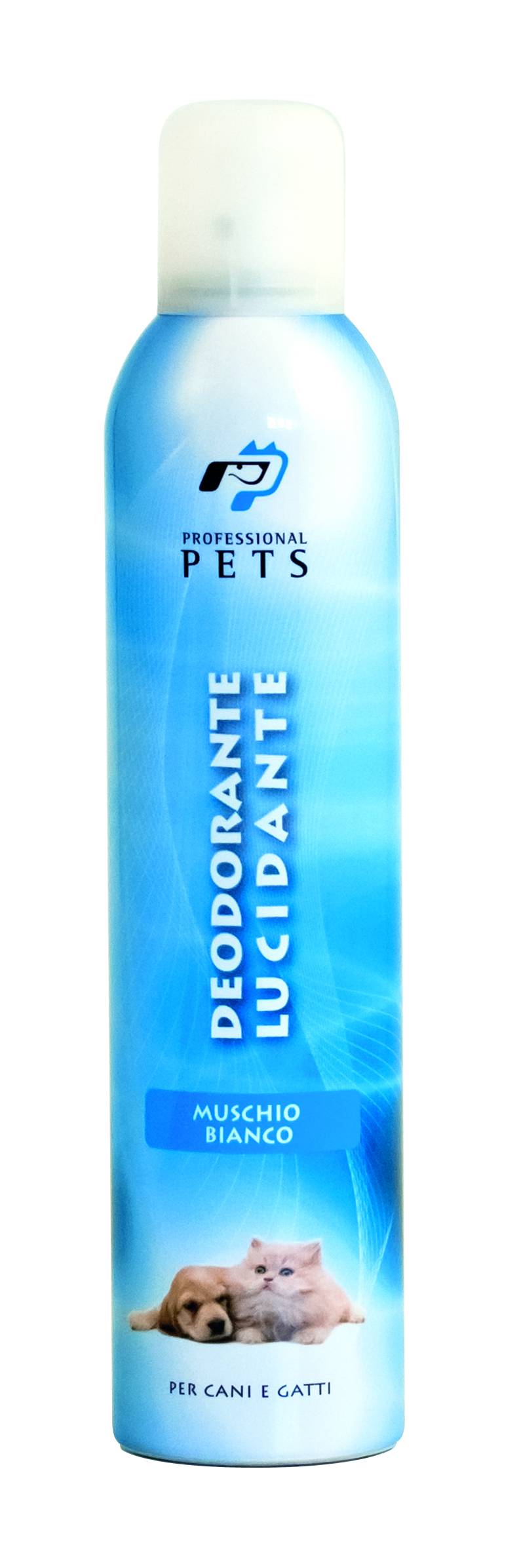 Professional Pets Deodorante lucidante per Cani e Gatti al Muschio Bianco 400 ml