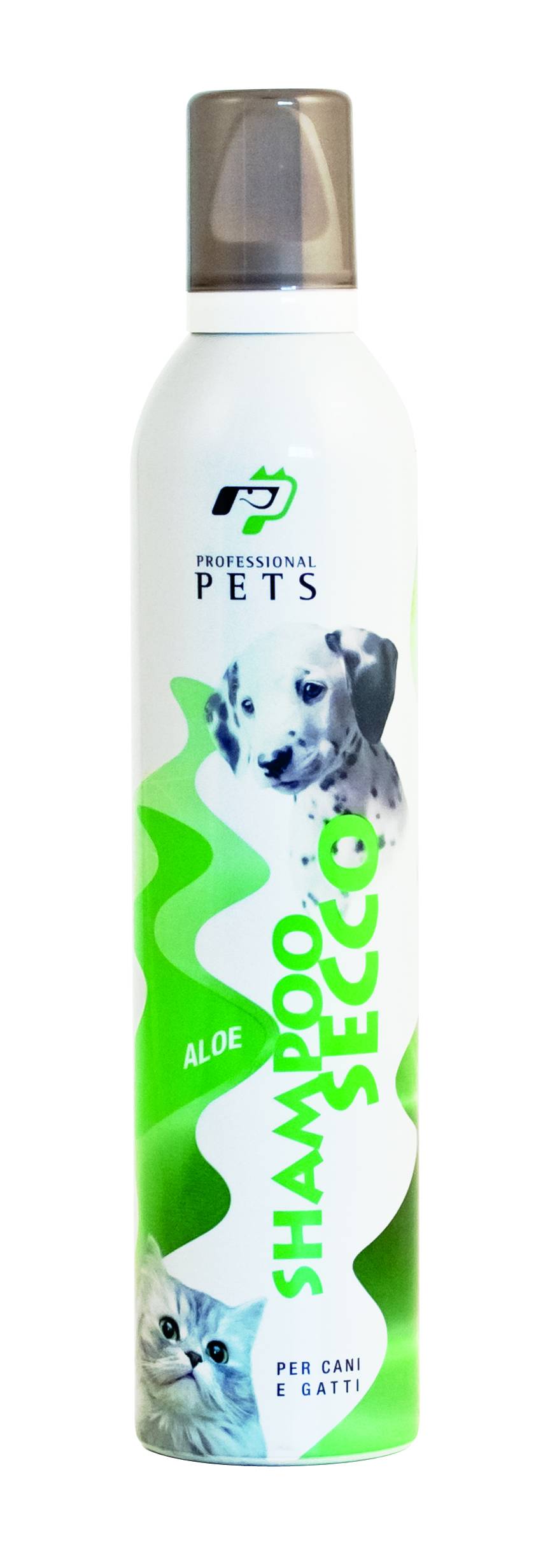 Professional Pets Mousse Shampoo Secco per Cani e Gatti all'Aloe 400 ml