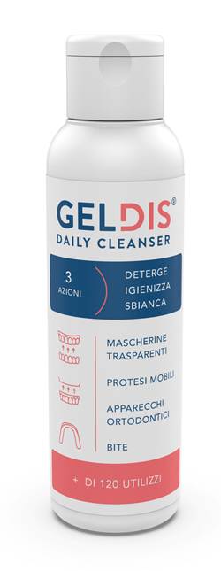 Geldis Gel Igiene Quotidiana di Protesi Dentarie 100 ml