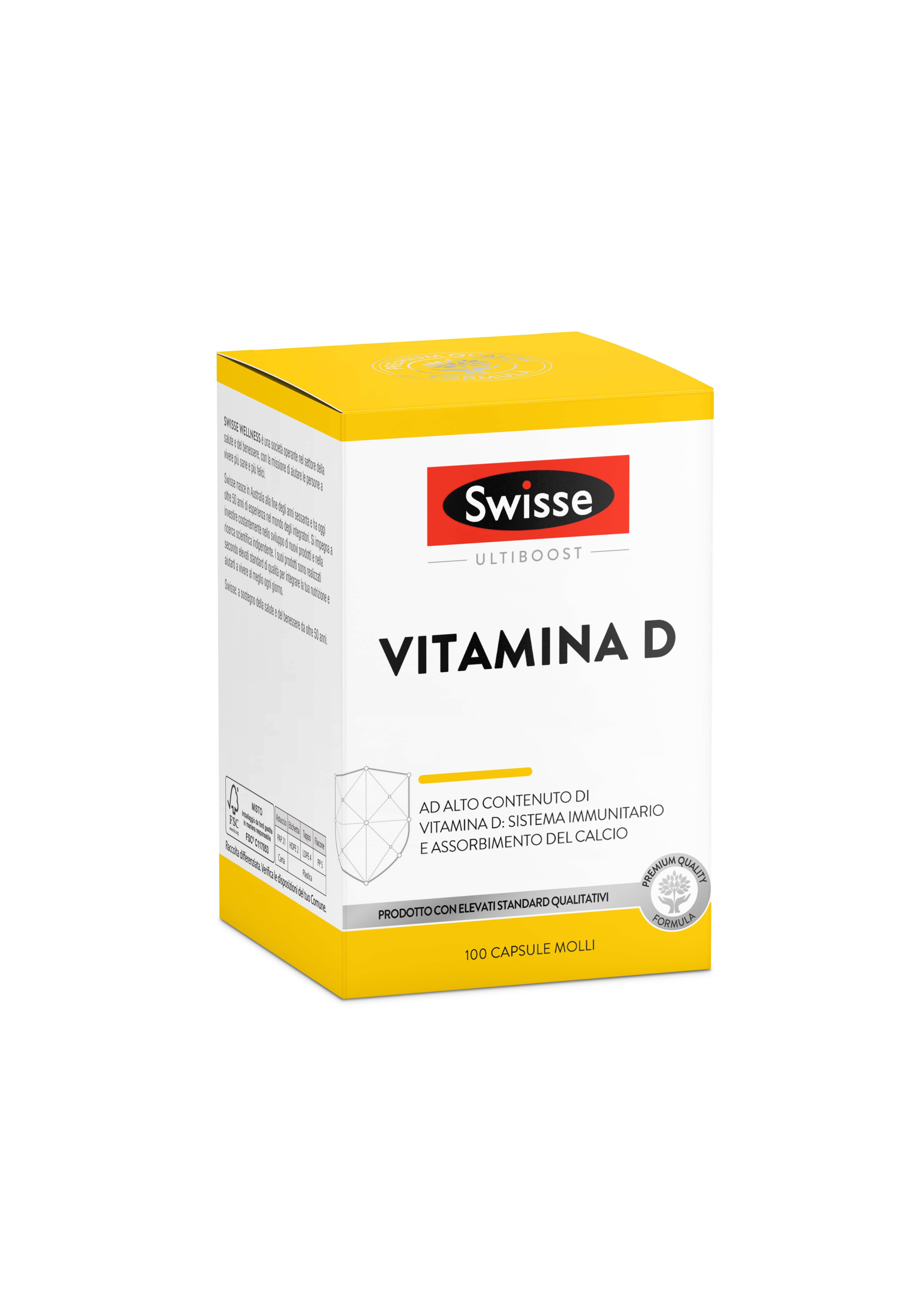 Swisse Vitamina D3 Integratore Vitaminico