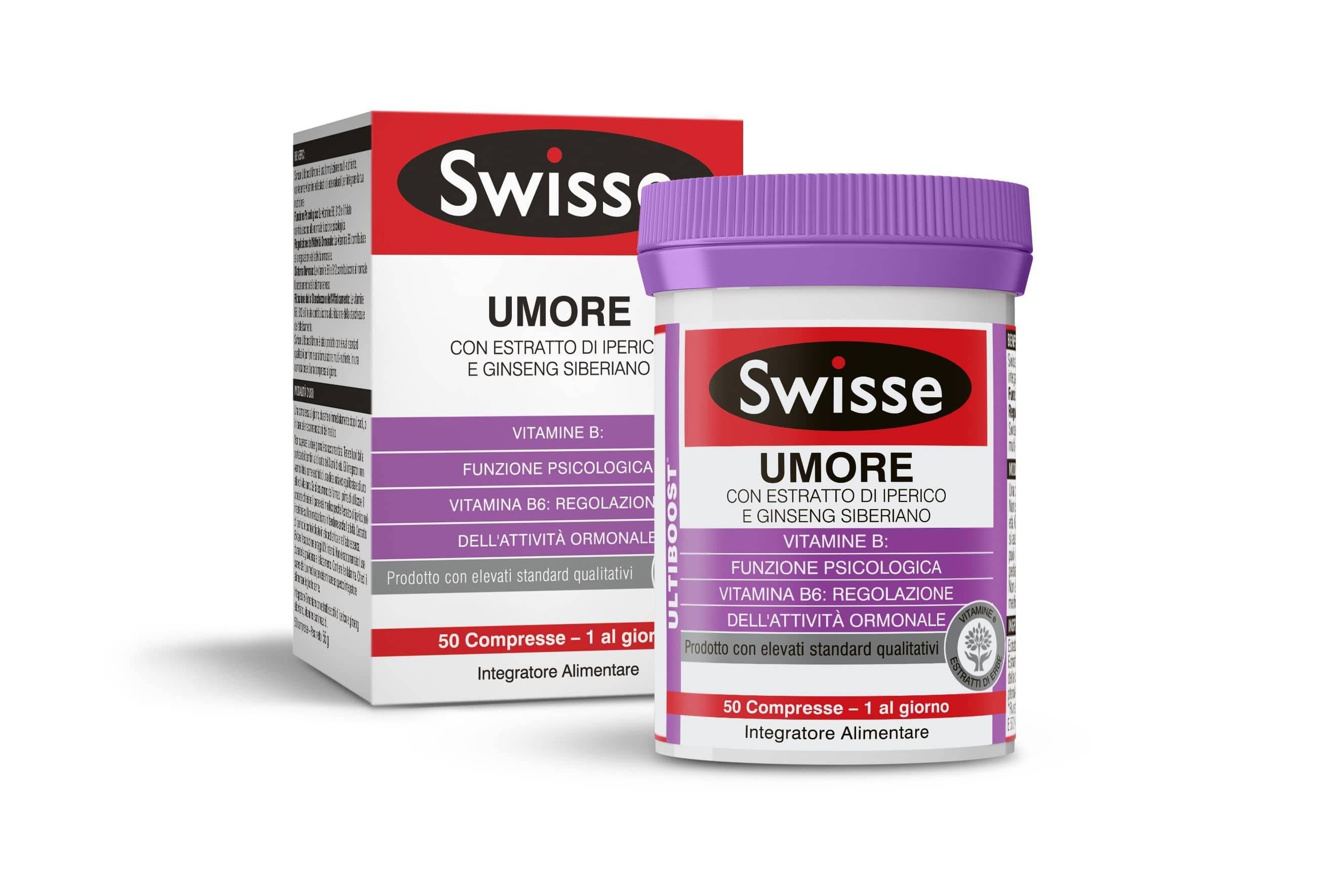 Swisse Umore Integratore per il Buon Umore 50 compresse