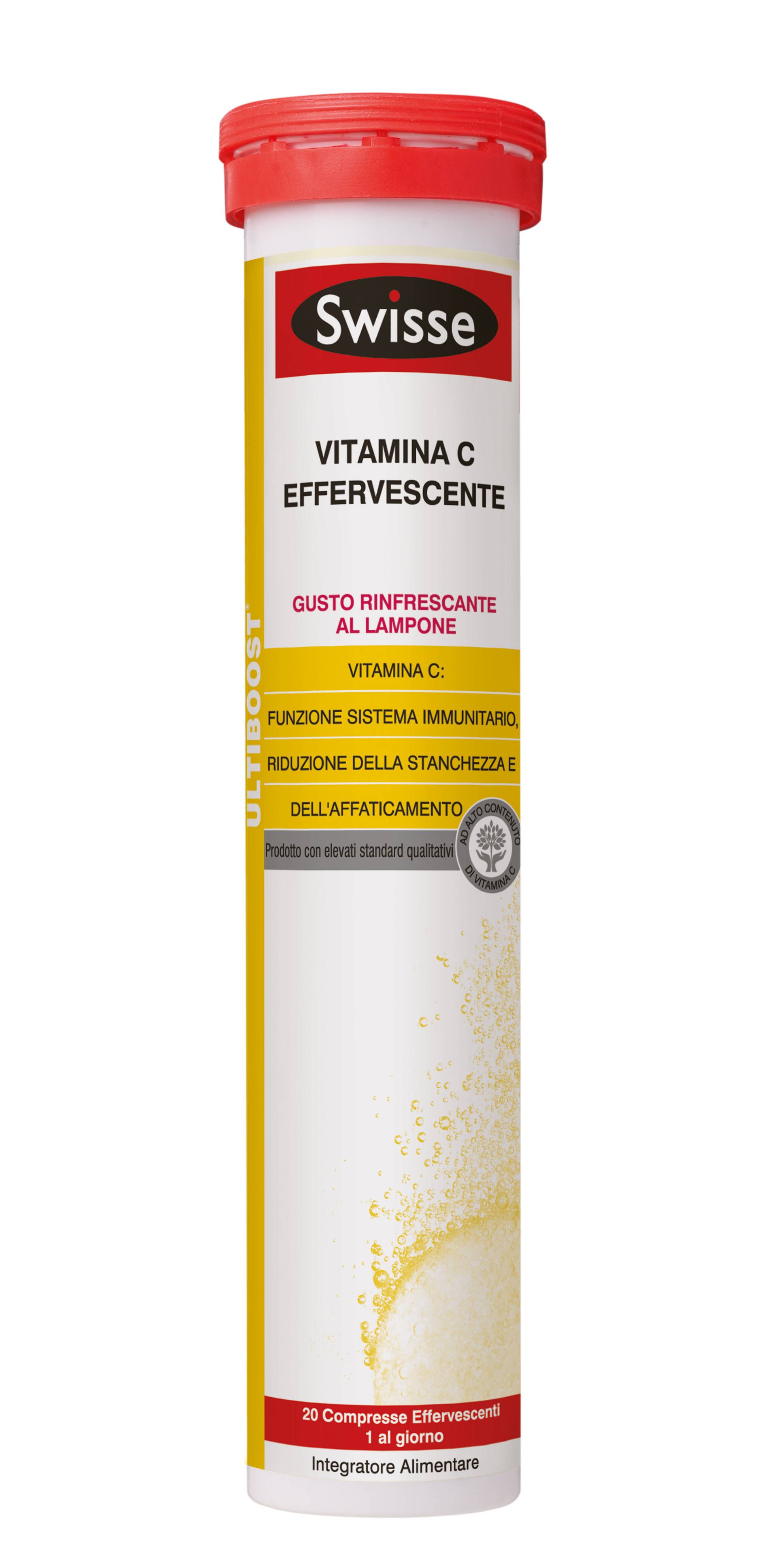 Swisse Vitamina C Effervescente Integratore Vitaminico 20 compresse