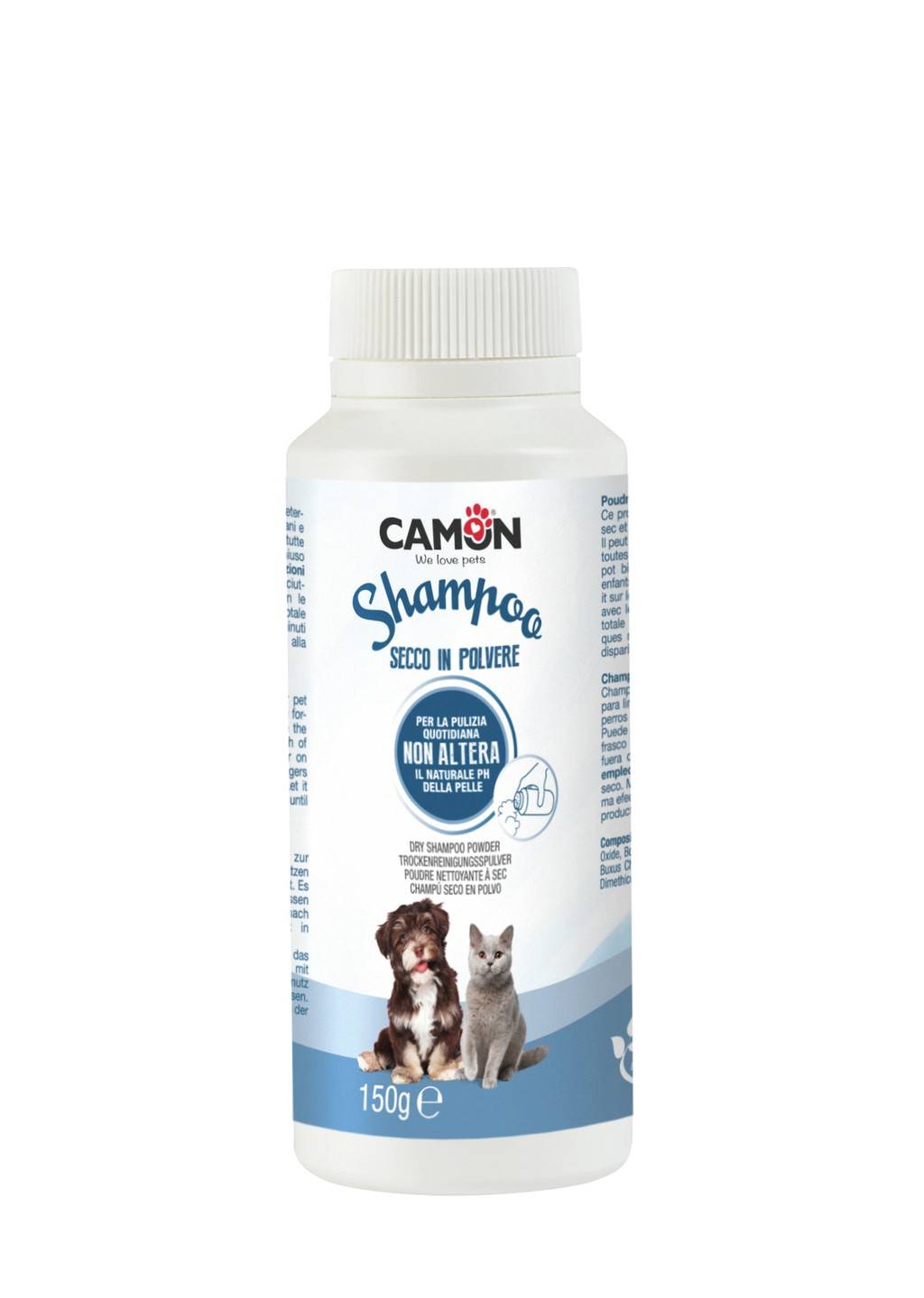 Camon Shampoo Secco in Polvere per Cani e Gatti 150g