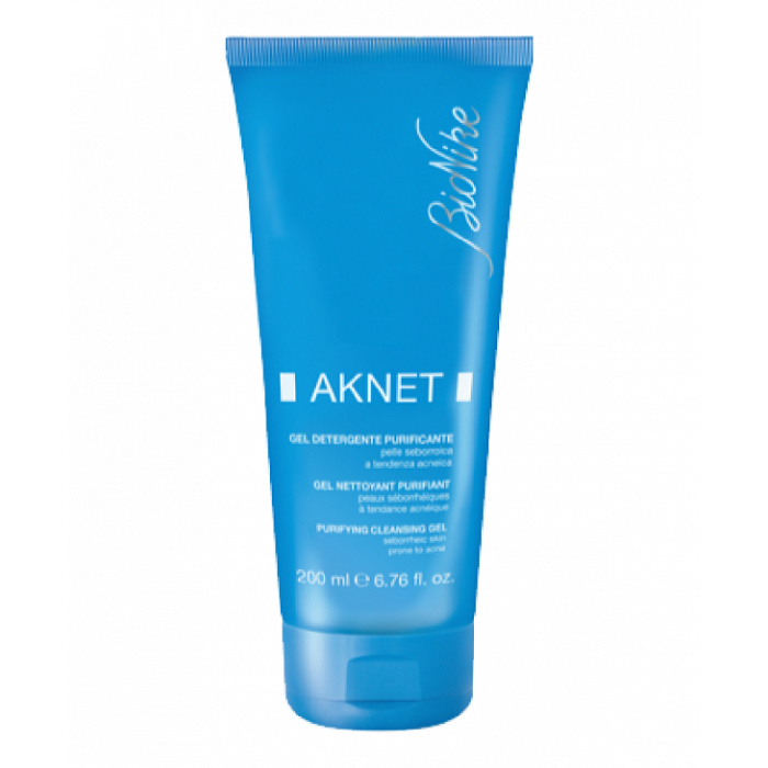 BioNike Aknet Gel Detergente Purificante Per La Pelle con Acne 200 ml