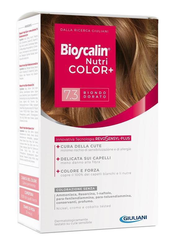 Bioscalin Nutricolor+ 7,3 Biondo Dorato Colorazione Permanente